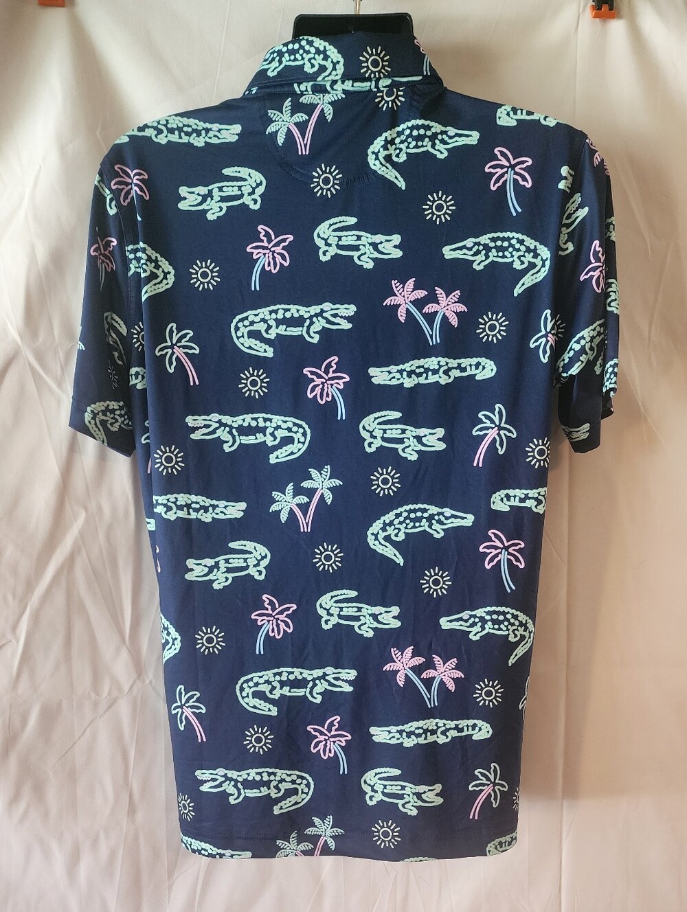 chubbies The Neon Glade Performance Polo 2.0 Size Medium - Picture 2 of 4